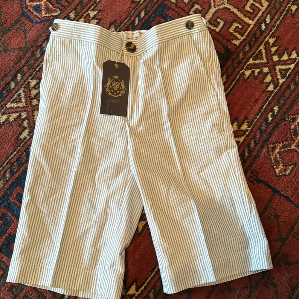 NWT Marie Chantal Adjustable Boys Dress Short size 12
